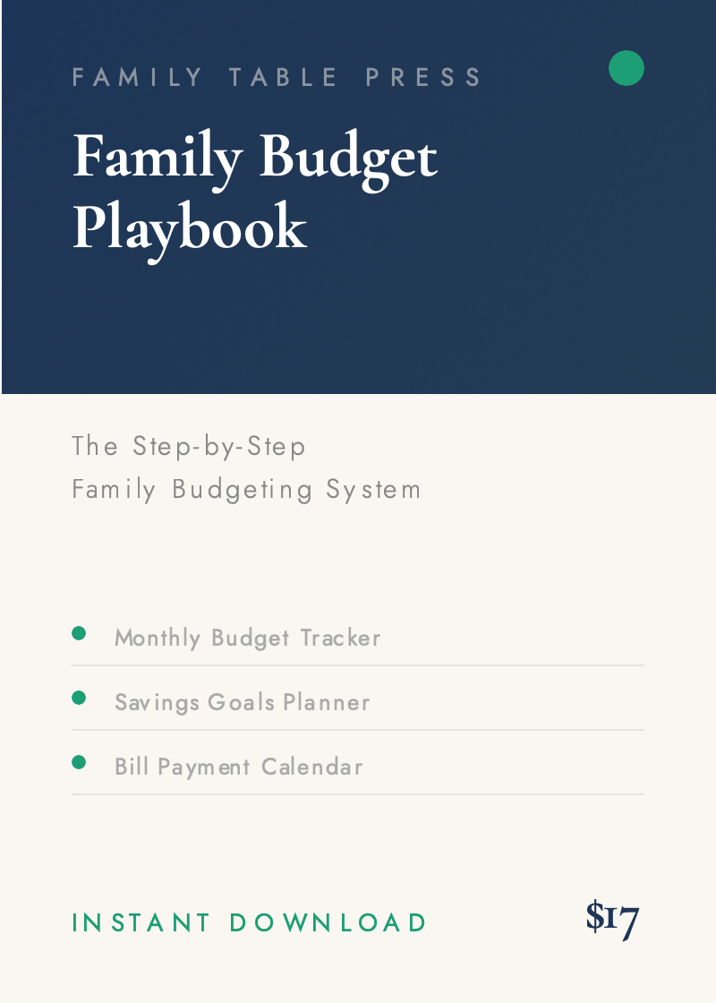 The Family Budget Playbook