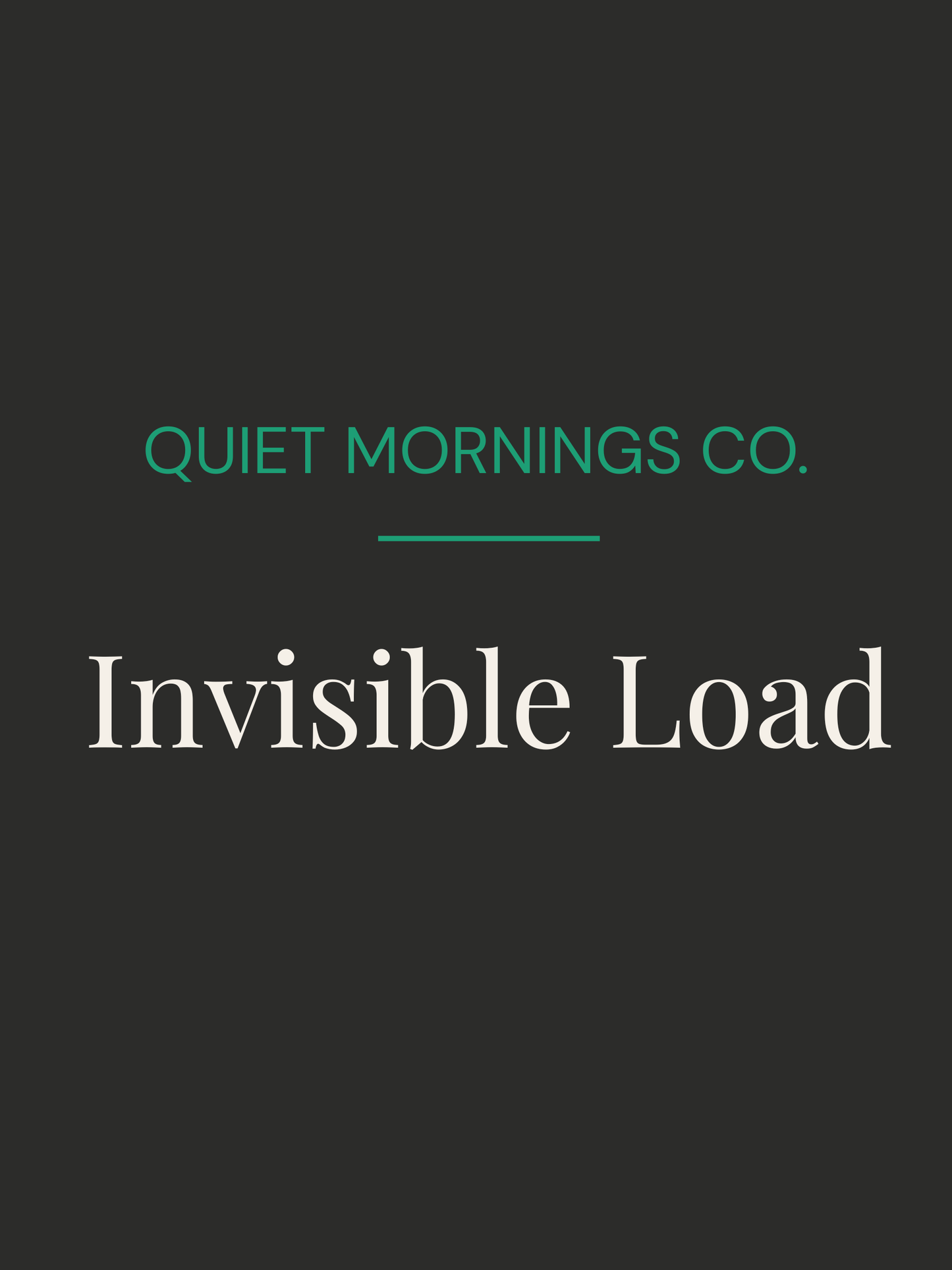 Invisible Load-The mental Load Tracker for Moms